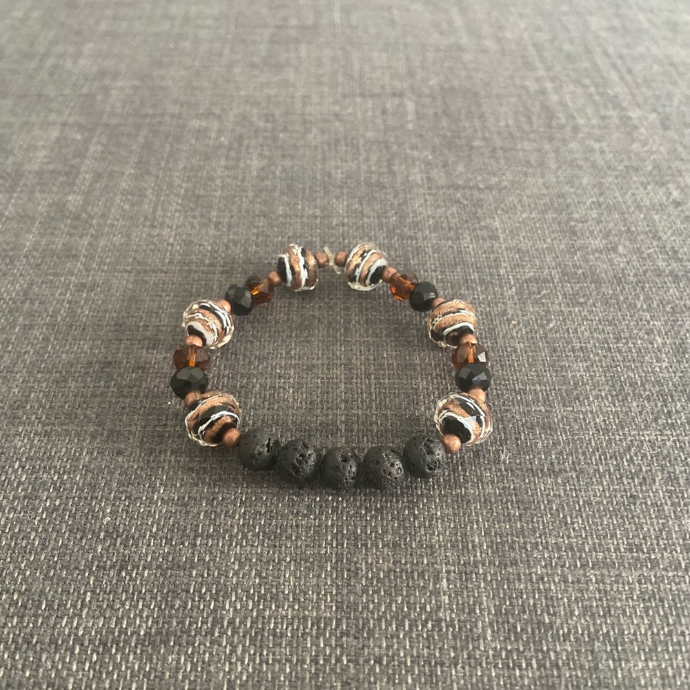 Black and brown bracelet